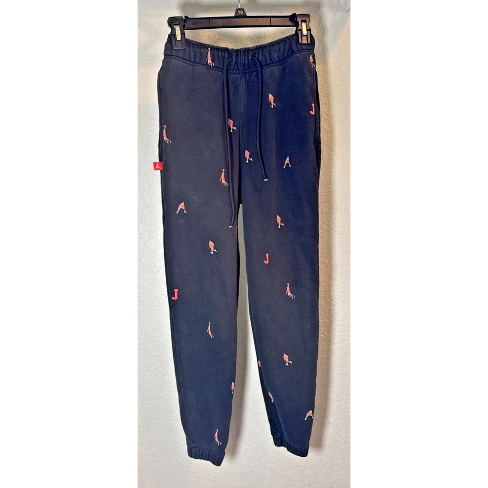 Nike Air Jordan Essentials Size XS Printed French Terry Pants Loungewear‎